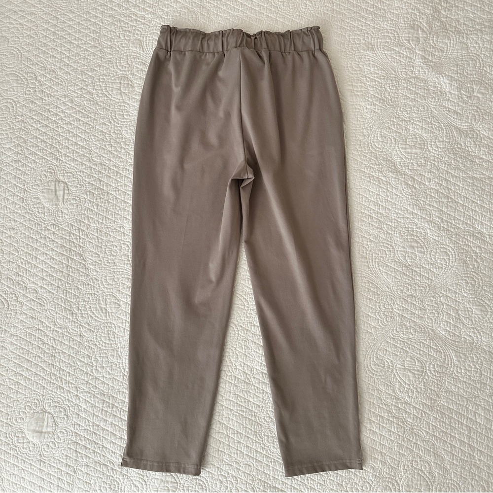 Joie High Waisted Soft Drawstring Jogger Pants Taupe Size Medium - Picture 3 of 8